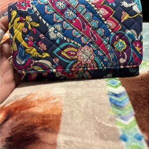 Vera Bradley Mickey&Friends Floral Quilted Clutch
